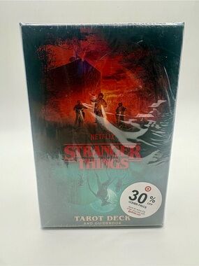 Netflix Stranger Things Tarot Deck - Red & Teal Imagery